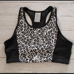 Adidas Graphic Print Sports Bra